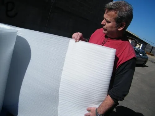 ניילון בועות מוצמד פום